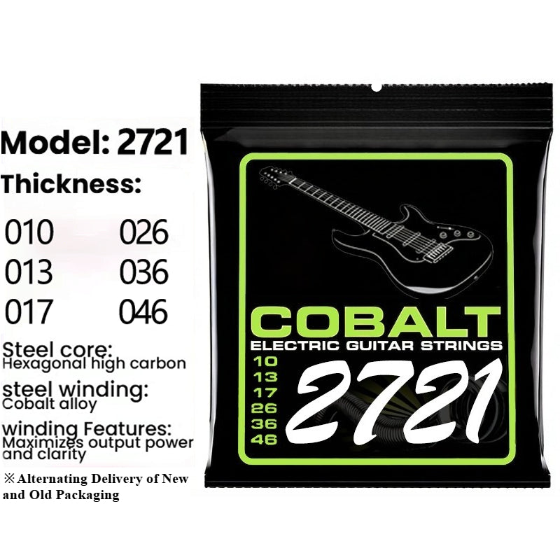 5 Sets of 30 Guitar Strings for 2721 Electric Guitars - Gauge 10-46 - Ultimate Volume, Clarity, And Lasting Tone - Professional Grade, Compatible with Most Guitars, Assorted Packaging Sent Randomly