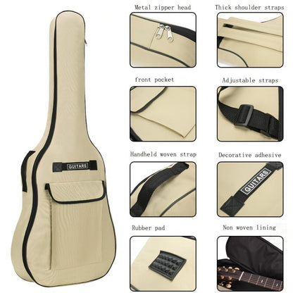 Guitar Case, Adjustable, 41 Inches, 40/41, Inches, Featuring for Storage and Travel