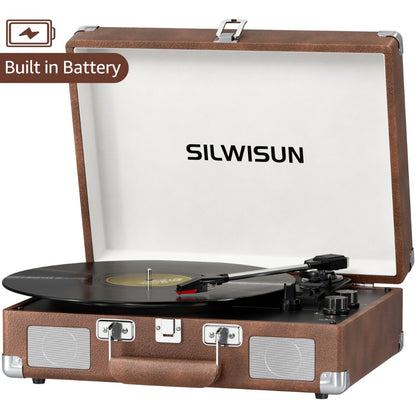 Vinyl Record, Wireless, Portable, Player, Built for Music Listening and Collecting