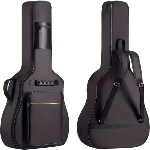 38 39 Inch Guitar Backpack Acoustic Guitar Bag 0.3 Inch Thick Padding Dual Adjustable Shoulder Strap Guitar Case Gig Bag with Back Hanger Loop (39 Inch)