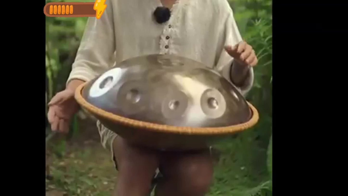Hand Drum, 440Hz, 22 Inch, Notes, Handpan for Rhythm Practice