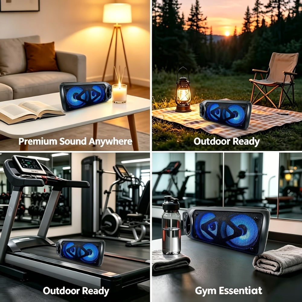 Portable PA Speaker, RGB, Wireless, Easter/Mother, Day for Parties and Karaoke