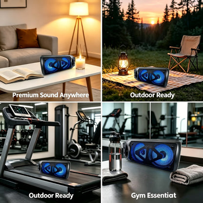 Portable PA Speaker, RGB, Wireless, Easter/Mother, Day for Parties and Karaoke