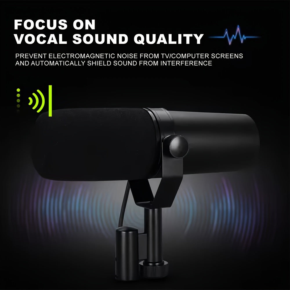 Recording Microphone, Dynamic, Professional, SM7B for Recording and Streaming