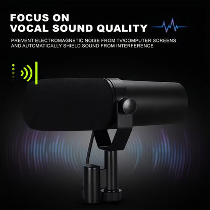 Recording Microphone, Dynamic, Professional, SM7B for Recording and Streaming