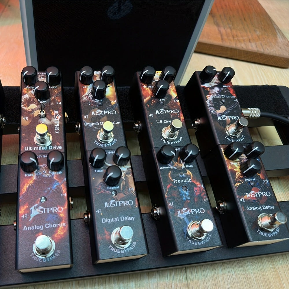 Guitar Effects Pedal, Crunch Distortion, True Bypass, Vintage for Electric Guitar Or Bass