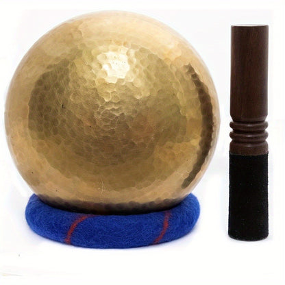 Handcrafted Nepali Singing Bowl Set with Mallet for Yoga and Meditation