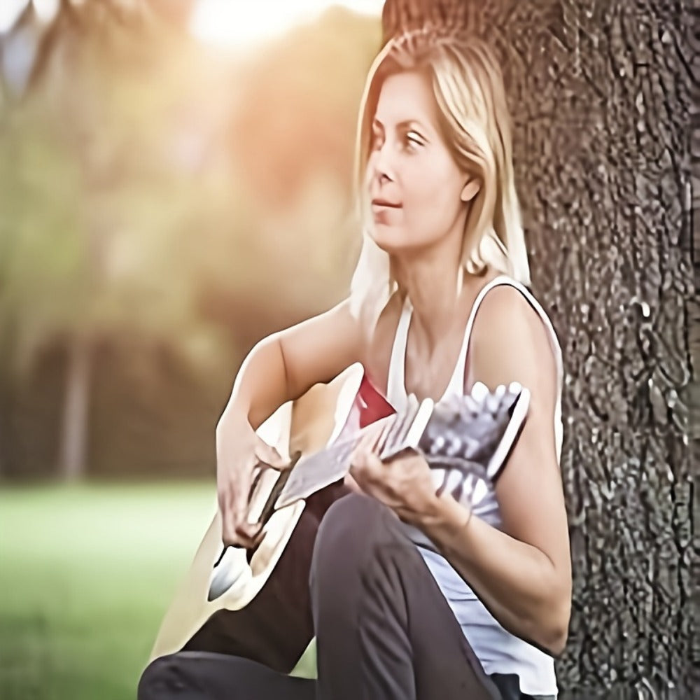 48-Piece Acoustic Guitar Accessory Kit with Strings, Capo and Picks