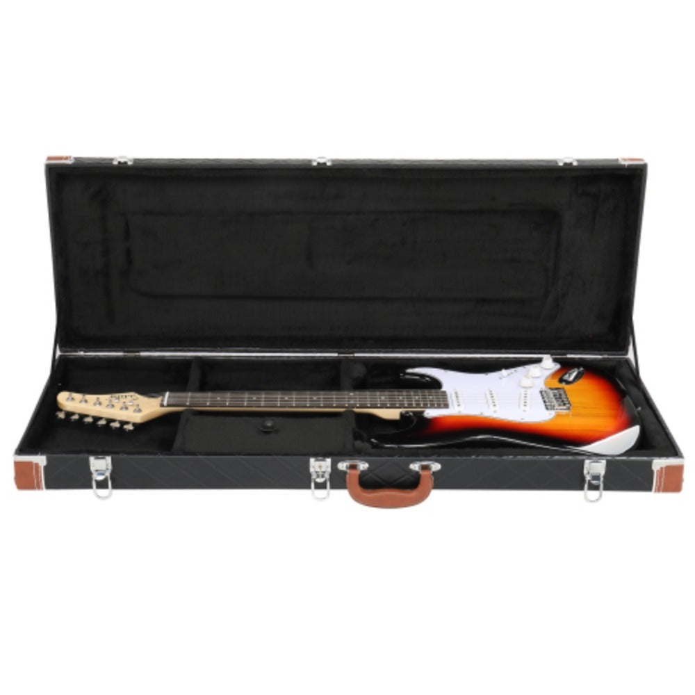 Guitar Case, 4.53 inches, 39.76 inches, Square, Hard, Electric for Storage and Travel