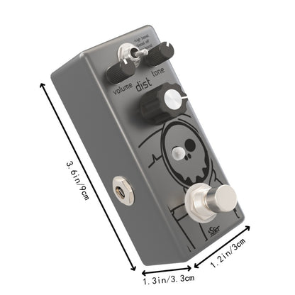 Guitar Effects Pedal, Zinc Alloy, USB, True Bypass, Heavy for Electric Guitar Or Bass Tone