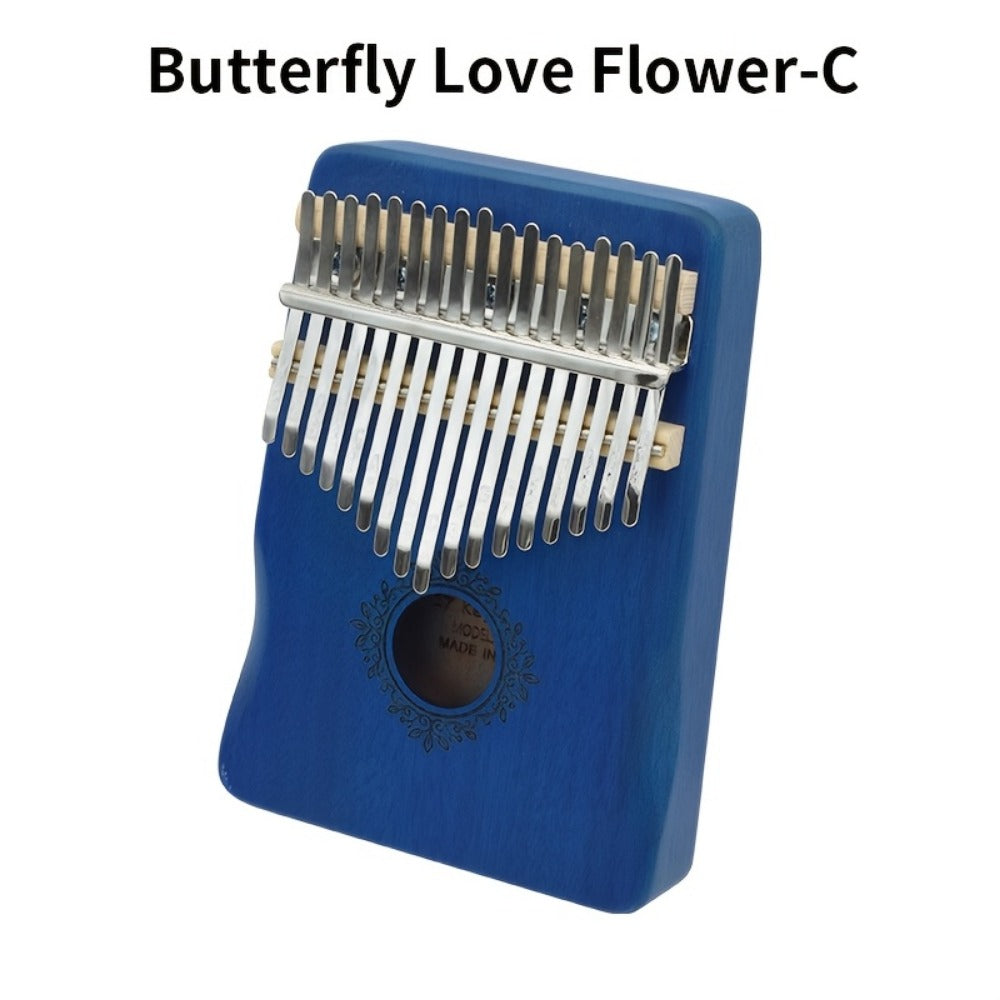 17-Key Kalimba Thumb Piano with Gift Box, Tuning Hammer and Songbook