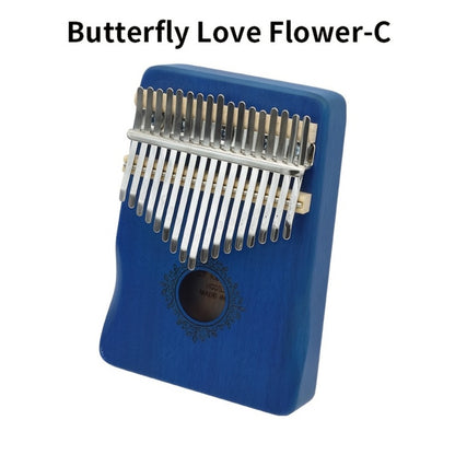 17-Key Kalimba Thumb Piano with Gift Box, Tuning Hammer and Songbook