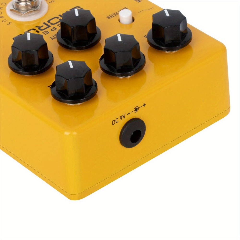 Guitar Effects Pedal, Stereo, USB, GOKKO, Chorus for Electric Guitar Or Bass Tone Shaping
