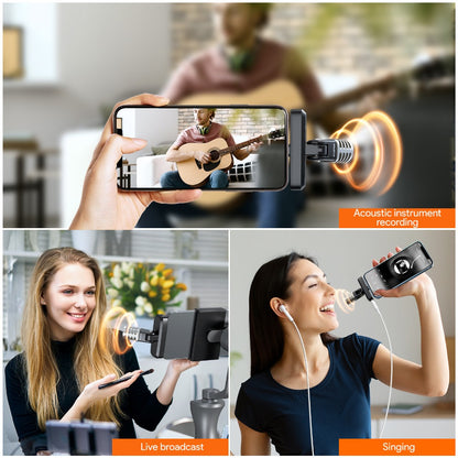Recording Microphone, Portable, Cardioid, PALOVUE, MFi for Recording and Streaming