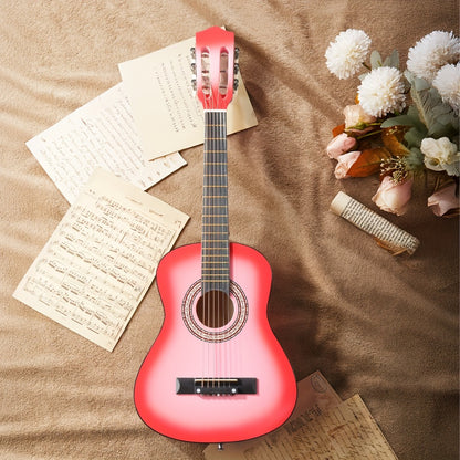 Acoustic Guitar, Light Sky Blue, 30 inch, Glarry, 30-Inch, Size for Lessons and Practice