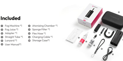 Stage Fog Machine, USB-C, Adjustable, Ulanzi, FILMOG for Stage and Party Lighting
