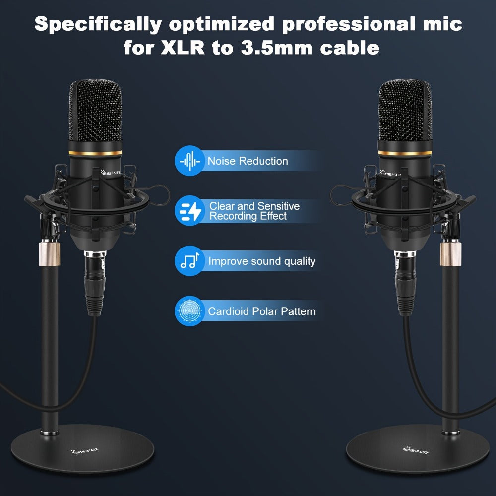 Audio Mixer, Podcast, Recording, Equipment for Live Sound for Home Practice, Rehearsal