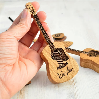 1 Set Custom Guitar Pick Set | Engraved Guitar Picks Boyfriend Anniversary Gift | Father'S Day Gift
