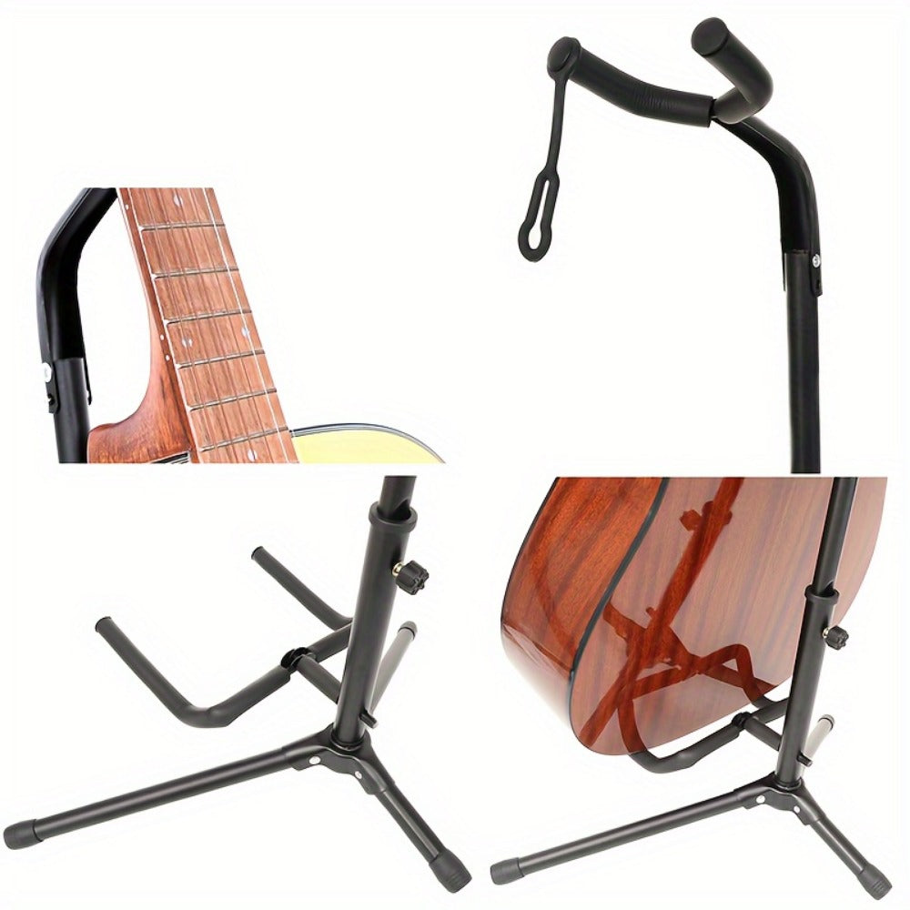 Guitar Stand, 2pcs Iron Guitar, Foldable, Portable, Folding, Single for Holding