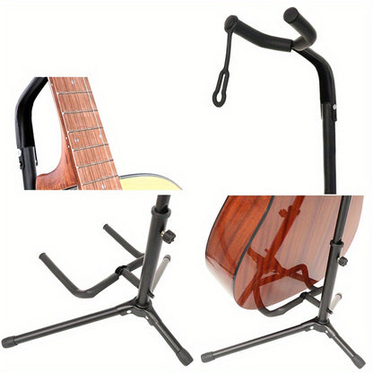 Guitar Stand, 2pcs Iron Guitar, Foldable, Portable, Folding, Single for Holding
