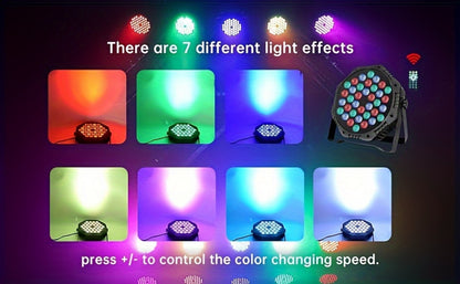 LED Stage Light, DMX Control, RGB, 20/12/10/8/6/4/2/1pc for Stage and Party Lighting