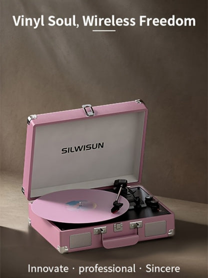 Vinyl Record, Wireless, Portable, Player, Built for Music Listening and Collecting