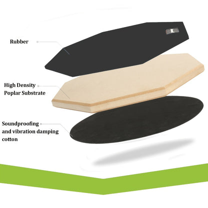 12-Inch Drum Practice Pad Set with Adjustable Snare Stand, Sticks and Bag