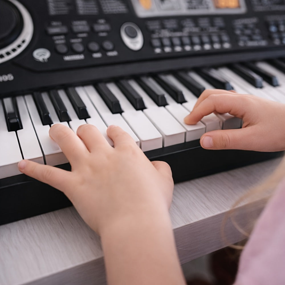 Portable Electronic Keyboard, I4250US, USB, Portable, 61-Key, Piano, Mic for Beginner