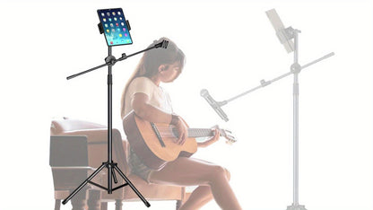 Portable Tripod Microphone Boom Stand with Clip and Carrying Bag