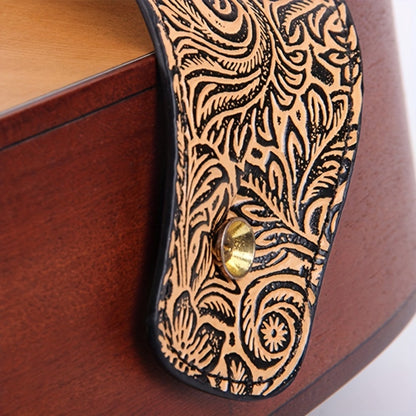 Adjustable Guitar Strap, Silvery, Adjustable, Genuine, Leather, Compatible for Supporting