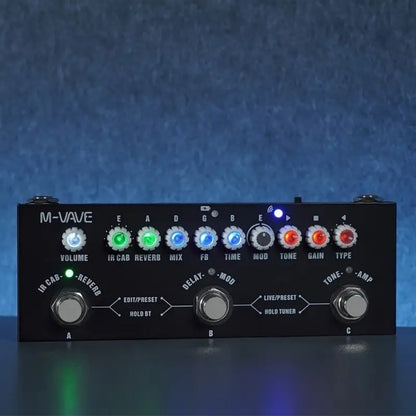 Guitar Multi-Effects Processor, Wireless, USB, M-VAVE for Guitar Or Bass Tone Shaping