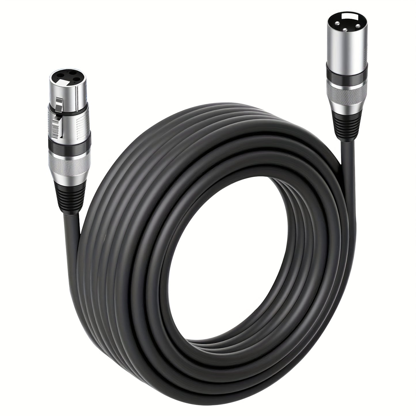 1pc 236. 22 Inch Microphone Cable, Audio Connection Cable, New Color Copper Alloy Head Large Three-Core Balance Gun Atoc Mixer Audio Connection Cable