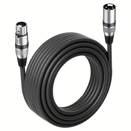 1pc 236. 22 Inch Microphone Cable, Audio Connection Cable, New Color Copper Alloy Head Large Three-Core Balance Gun Atoc Mixer Audio Connection Cable