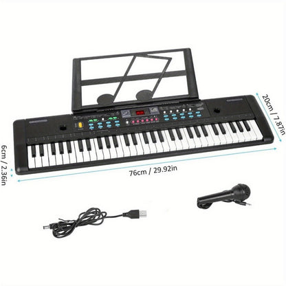 Digital Piano, USB, 37Key, Electronic, Keyboards for Piano Lessons