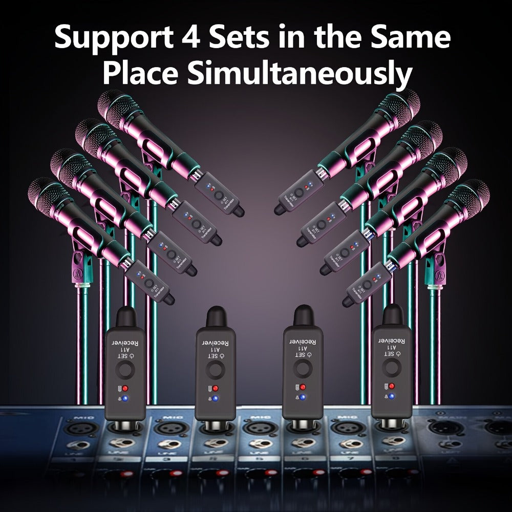 Portable PA Speaker, Condenser, Wireless, Microphone, Transmitter for Parties and Karaoke