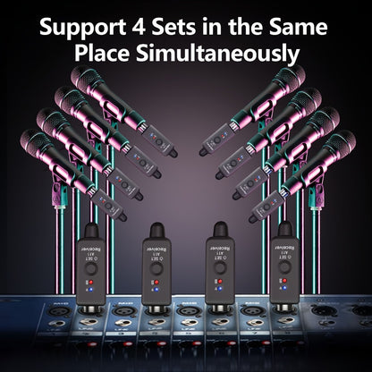 Portable PA Speaker, Condenser, Wireless, Microphone, Transmitter for Parties and Karaoke