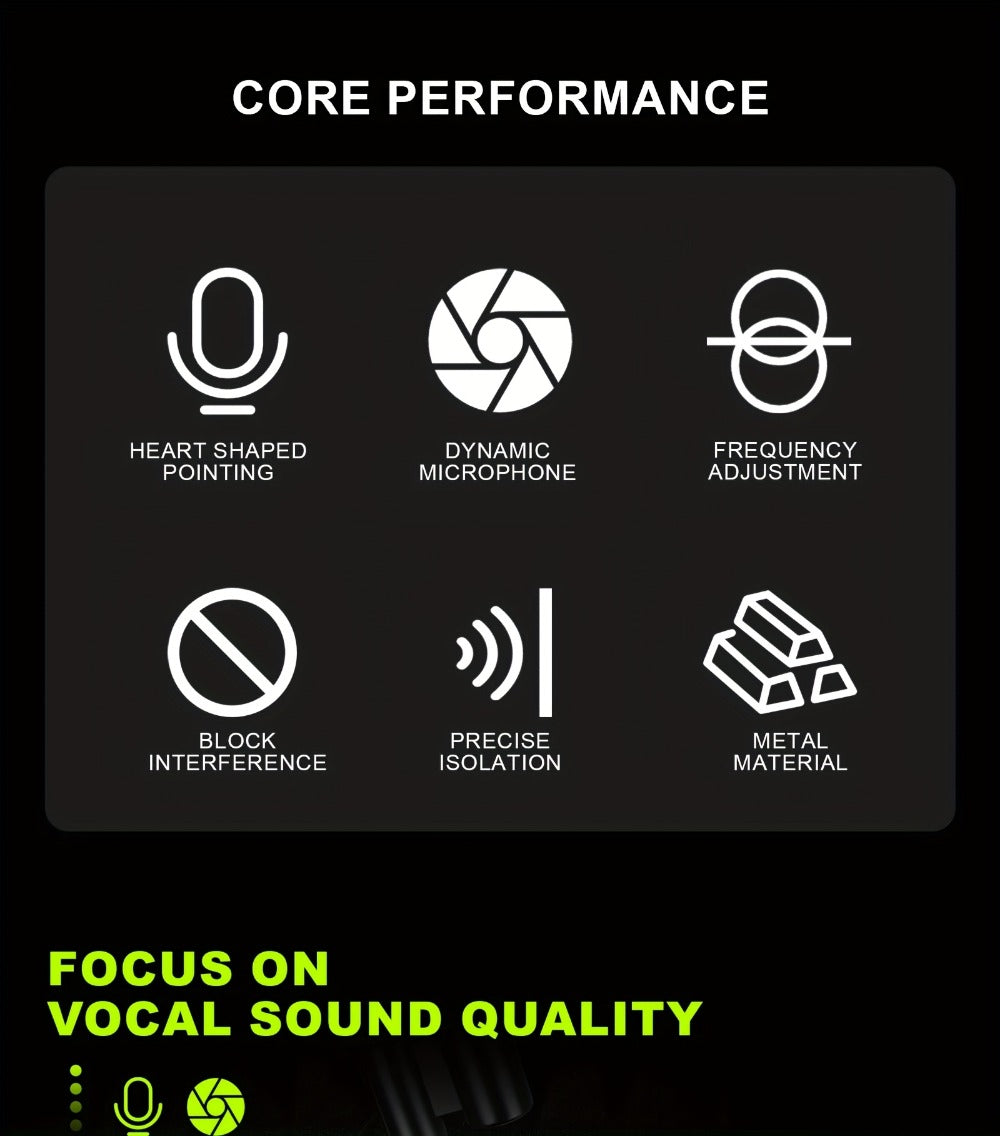 Recording Microphone, Dynamic, Professional, SM7B for Recording and Streaming