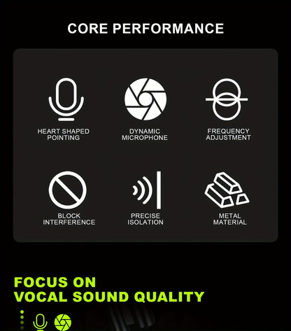 Recording Microphone, Dynamic, Professional, SM7B for Recording and Streaming