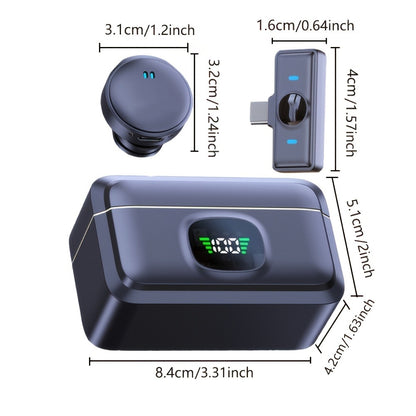 Recording Microphone, Bluetooth, 2.4 GHz Wireless for Recording and Streaming