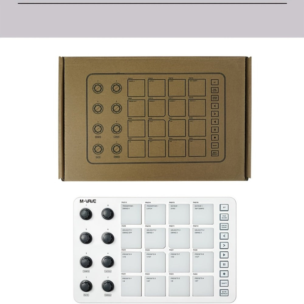 MIDI Pad Controller, USB, Wireless, Professional-Grade, Multi-Effects for Music Production