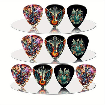 Guitar Pick Set, 1.0mm, 50pcs, 50pcs/box, Random, Band for Practice and Performance
