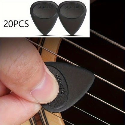 Guitar Pick Set, 20pcs, 0.7mm, Non-slip, Picks for Practice and Performance