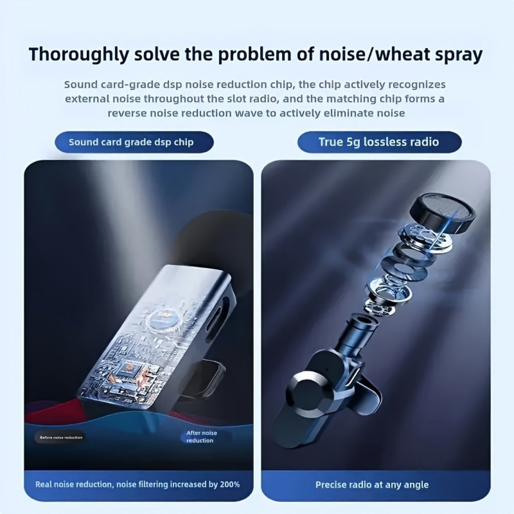 Recording Microphone, USB-C, USB, Professional, Lavalier for Recording and Streaming