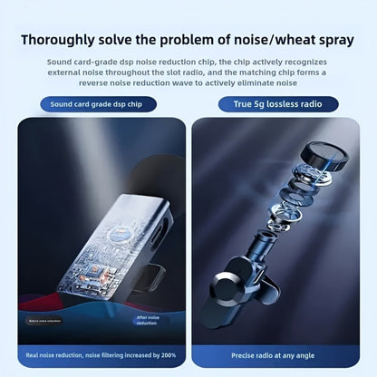 Recording Microphone, USB-C, USB, Professional, Lavalier for Recording and Streaming