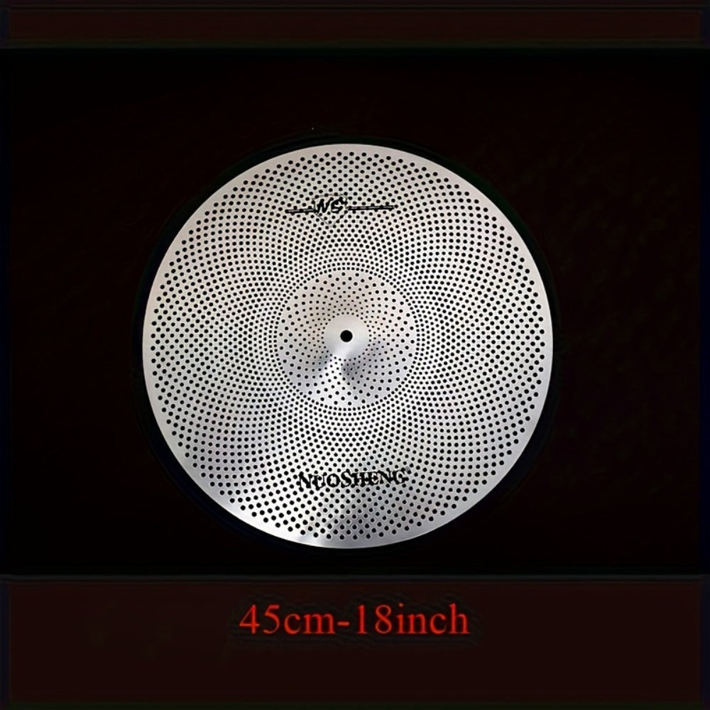 Drum and Cymbal Mute Set, 5pcs, Jazz, Cymbals for Lower-Volume Drum Practice And Rehearsal