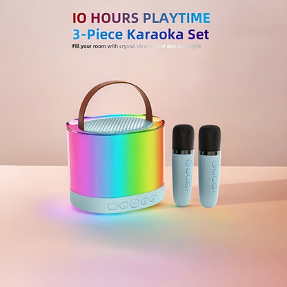Portable PA Speaker, Blue Upgraded Version, Wireless, USB-C, Mini, Karaoke, Machine