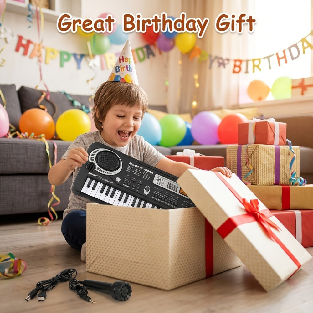 Portable Electronic Keyboard, I4250US, USB, Portable, 61-Key, Piano, Mic for Beginner