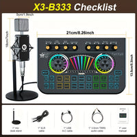 X3-B333S mic Mixer set