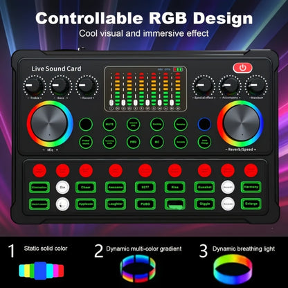 USB Audio Interface, V8K + BM800, USB-C, USB, Podcast, Equipment, Bundle for Recording