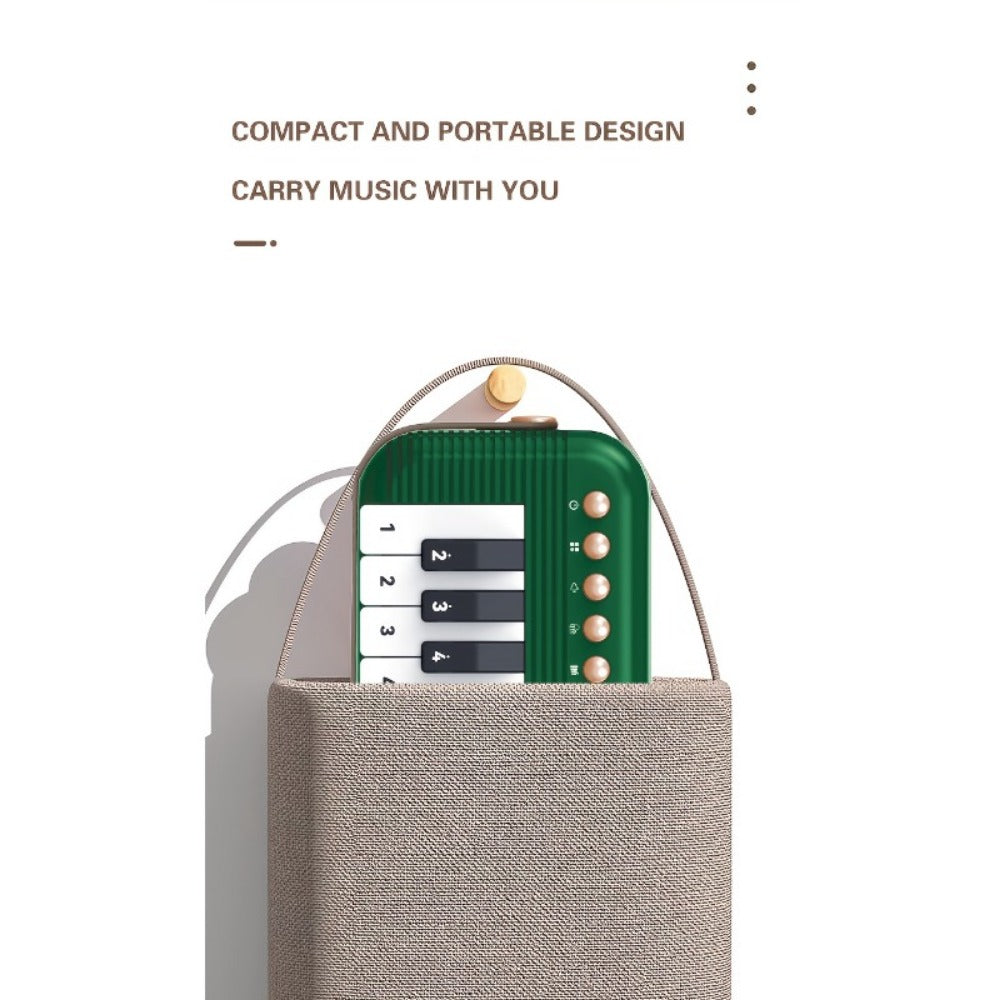 Mini Piano Keyboard, Portable, 15 Keys, Music for Basic Music Play And Portable Beginner